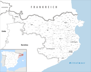 ¿Cuáles son los municipios de la provincia de Gerona?