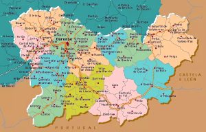 Municipios de la provincia de Orense.