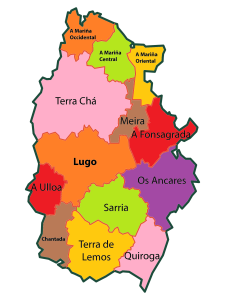 Comarcas de la provincia de Lugo.