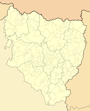 Mapa mudo de la provincia de Huesca