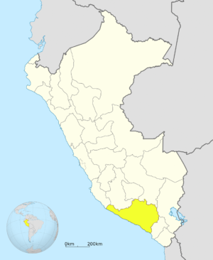 ¿Dónde está ubicado el departamento de Arequipa?