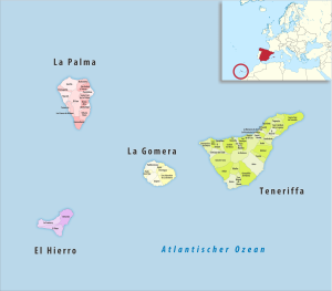 Municipios de la provincia de Santa Cruz de Tenerife