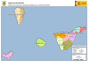 Partidos judiciales, provincia de Santa Cruz de Tenerife