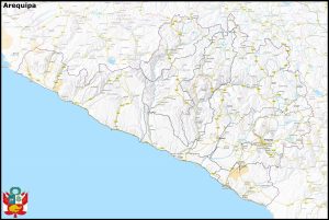 Las principales ciudades del departamento de Arequipa