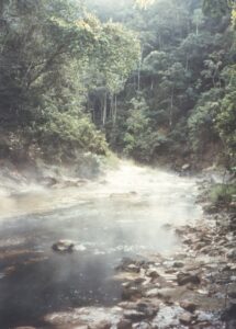 Aguas termales en el departamento de Ayacucho.