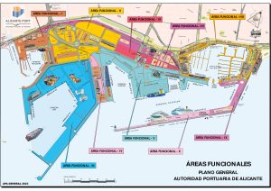 Plano del Puerto de Alicante