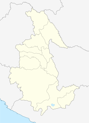Mapa mudo del departamento de Ayacucho