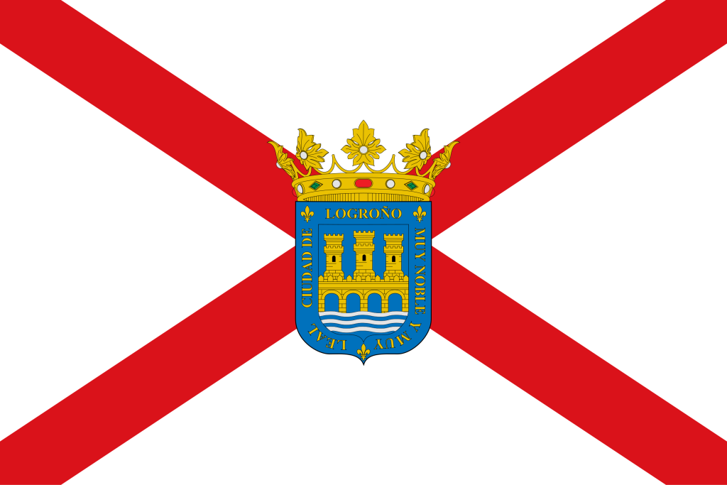 Bandera de Logroño.