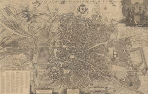 Plano de la villa de Madrid de 1656