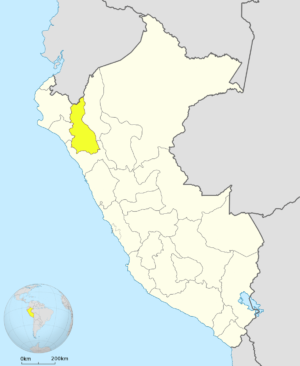 ¿Dónde está ubicado el departamento de Cajamarca?
