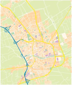 Mapa mudo de Murcia