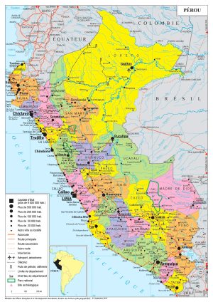 Mapa del Per&uacute;