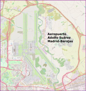 Plano del Aeropuerto Adolfo Suárez Madrid-Barajas
