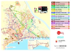 Transporte público de autobuses en la ciudad de Almería
