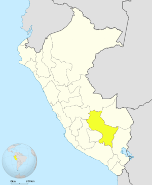 ¿Dónde está ubicado el departamento del Cuzco?