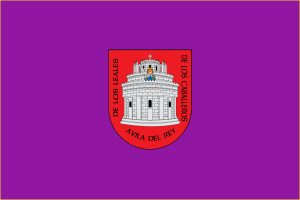 Bandera de la ciudad de Ávila