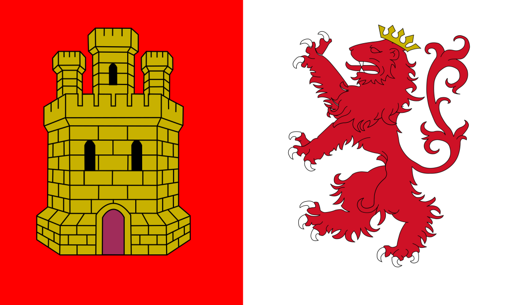 Bandera de la ciudad de Cáceres.