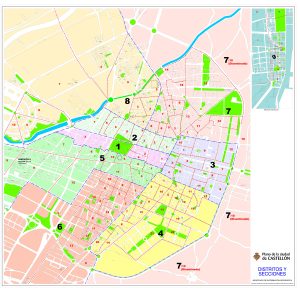 Distritos censales de Castellón de la Plana