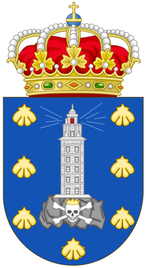 Escudo de La Coruña