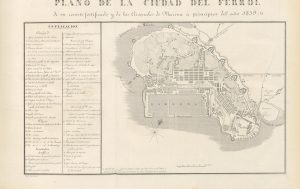 Plano de la ciudad del Ferrol de 1859