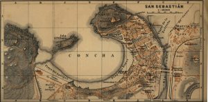Mapa de San Sebastián 1901
