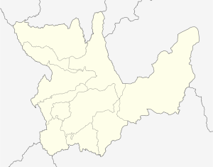 Mapa mudo del departamento de Hu&aacute;nuco