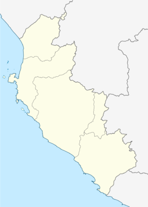 Mapa en blanco del departamento de Ica
