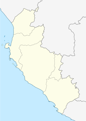 Mapa mudo del departamento de Ica