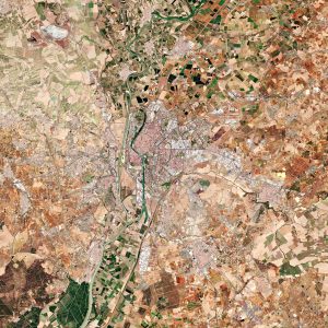 Imagen de satélite de Sevilla