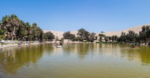 Oasis de Huacachina, Ica, Perú.