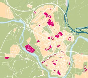 Mapa mudo de Toledo