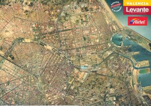 Ortoimagen de la ciudad de Valencia.