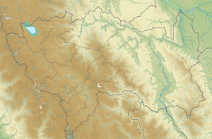 Mapa f&iacute;sico en blanco del departamento de Jun&iacute;n.