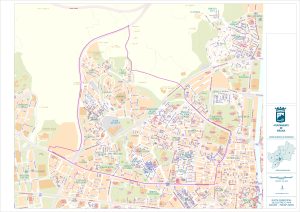 Plano del distrito Bailén-Miraflores (Málaga)