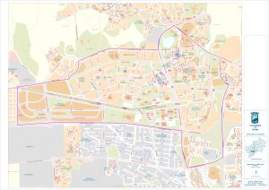 Plano del distrito Teatinos-Universidad (Málaga)