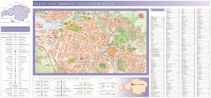 Plano del centro urbano de Bilbao