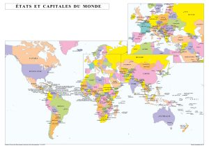 Países y capitales del mundo.
