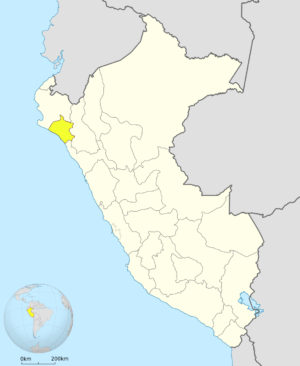 ¿Dónde está ubicado el departamento de Lambayeque?