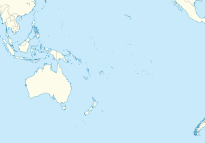 Mapa mudo de Oceanía