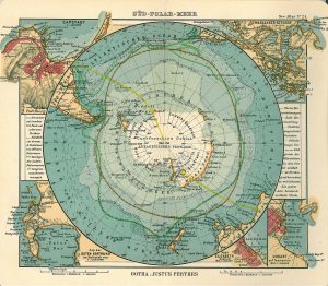 Mapa del Mar Polar Sur. Mapa del Mar Polar Sur.