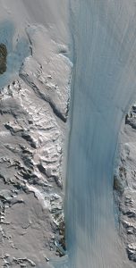 Glaciar Byrd, un importante glaciar de la Antártida.