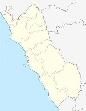 Mapa mudo del departamento de Lima